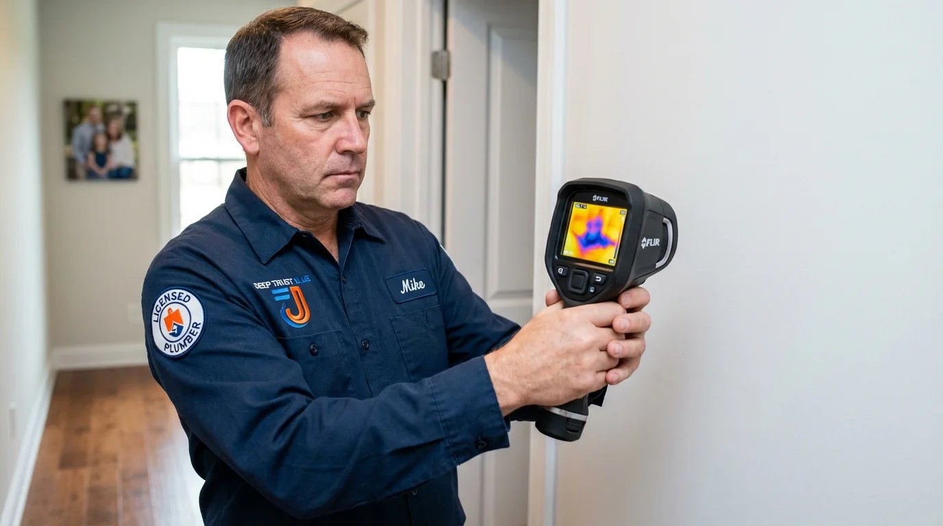 Thermal imaging leak detection by Johns Plumbing LLC in Catskill